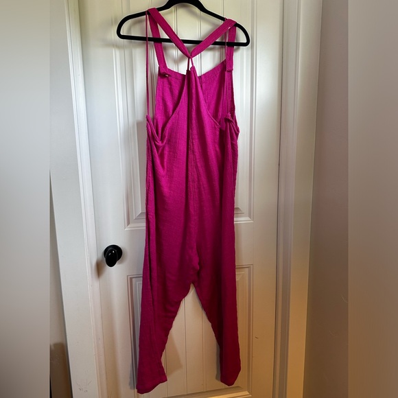 Worn once Free People Linen romper - Picture 2 of 3